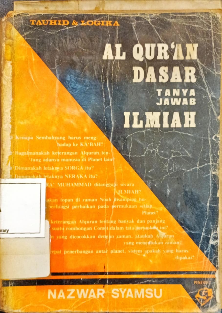 Cover Al-Qur’an Dasar Tanya Jawab Ilmiah