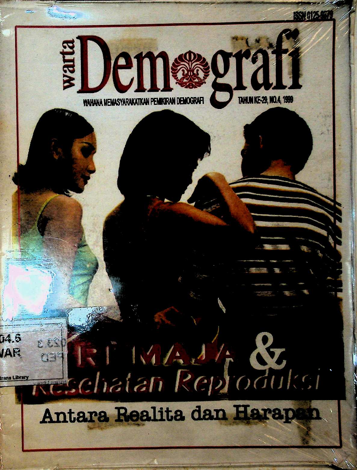 Cover Warta Demografi Ke-29, no 4, 1999