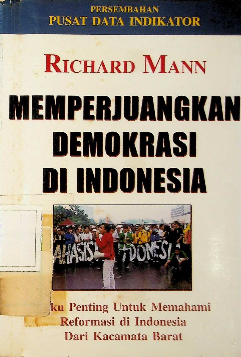 Cover Memperjuangkan Demokrasi di Indonesia