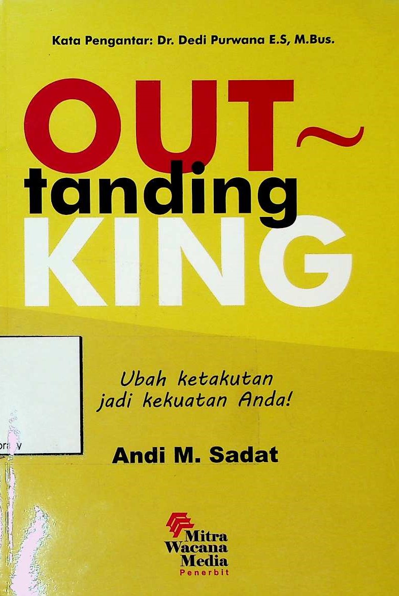 Cover Outstanding: Ubah ketakutan jadi kekuatan anda!