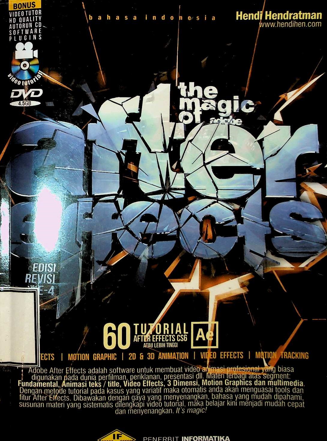 Cover The magic of Adobe After Effects