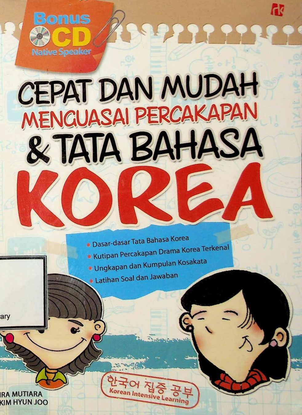 Cover Cepat dan mudah menguasai percakapan & tata bahasa Korea