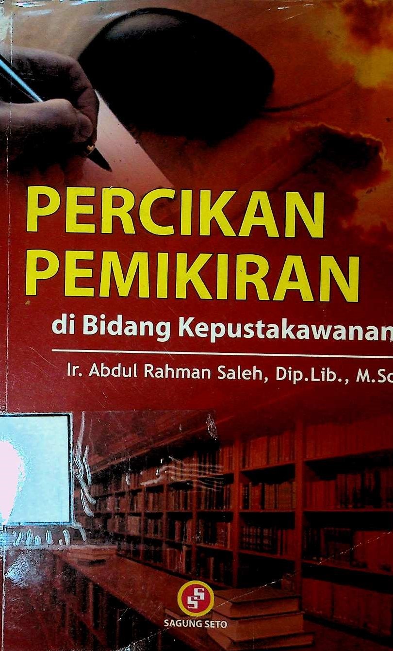 Cover Percikan pemikiran di bidang kepustakawanan
