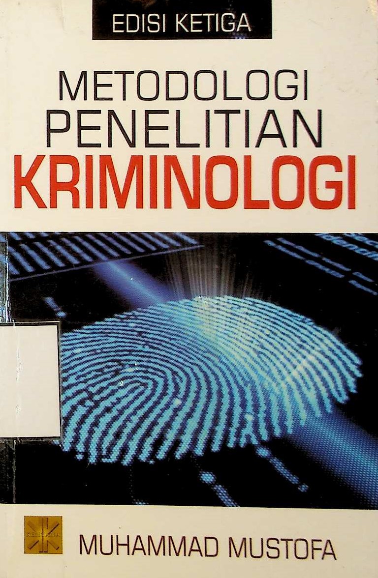 Cover Metodologi penelitian kriminologi Edisi Ketiga