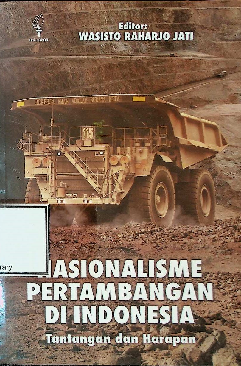 Cover Nasionalisme Pertambangan di Indonesia: Tantangan dan Harapan