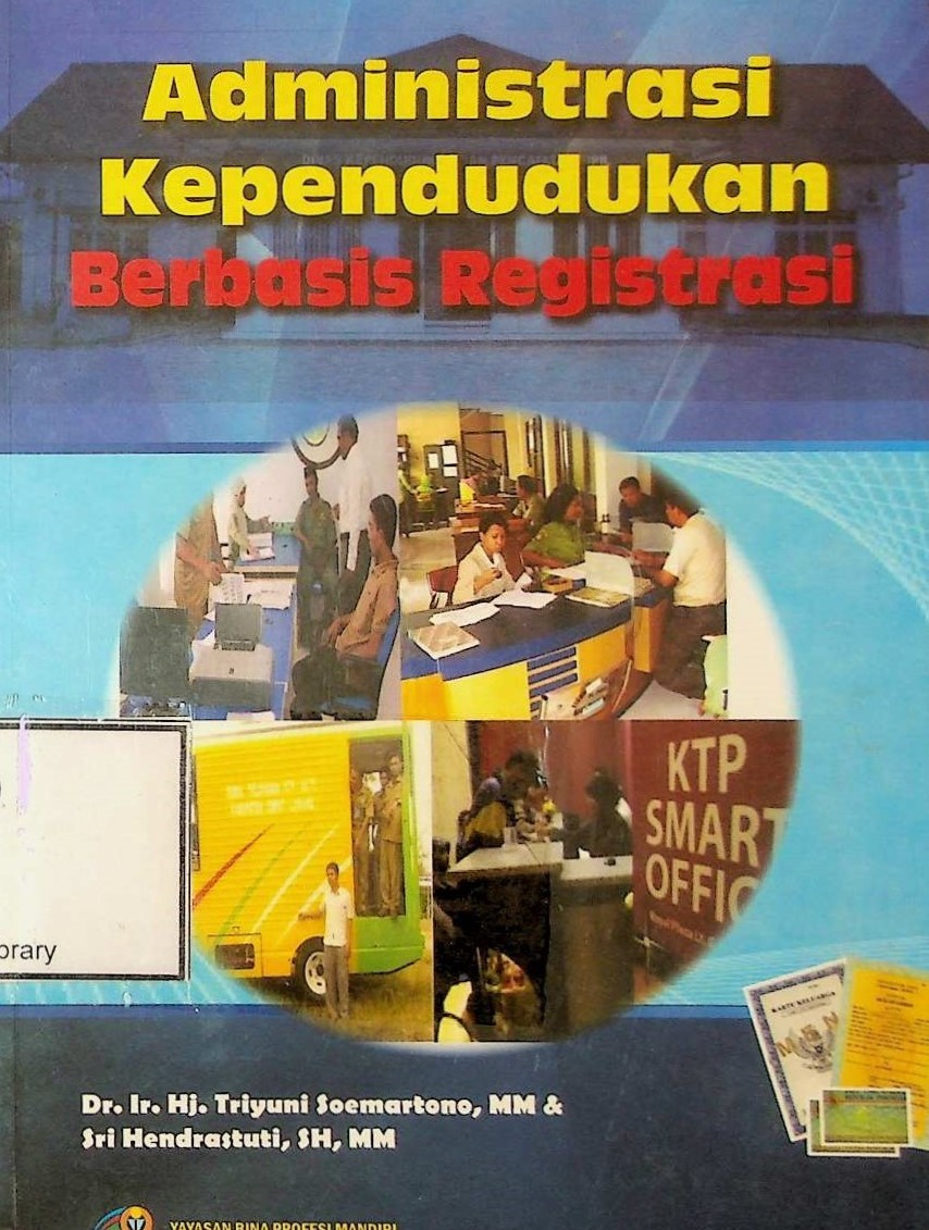 Cover Administrasi kependudukan berbasis registrasi