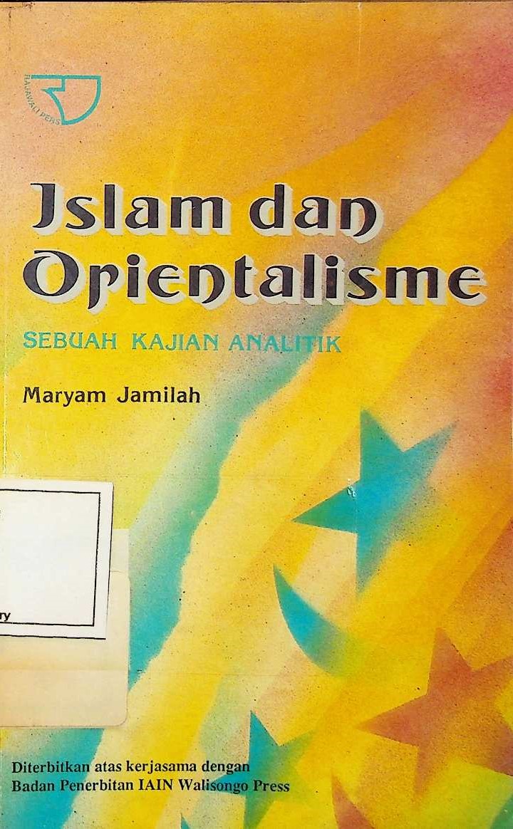Cover Islam dan Orientalisme: Sebuah Kajian Analitik
