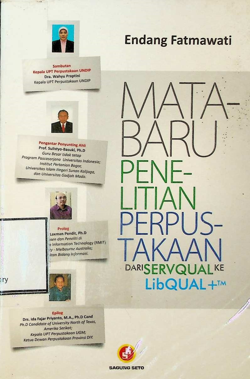 Cover Matabaru Penelitian Perpustakaan: Dari Servqual ke Libqual
