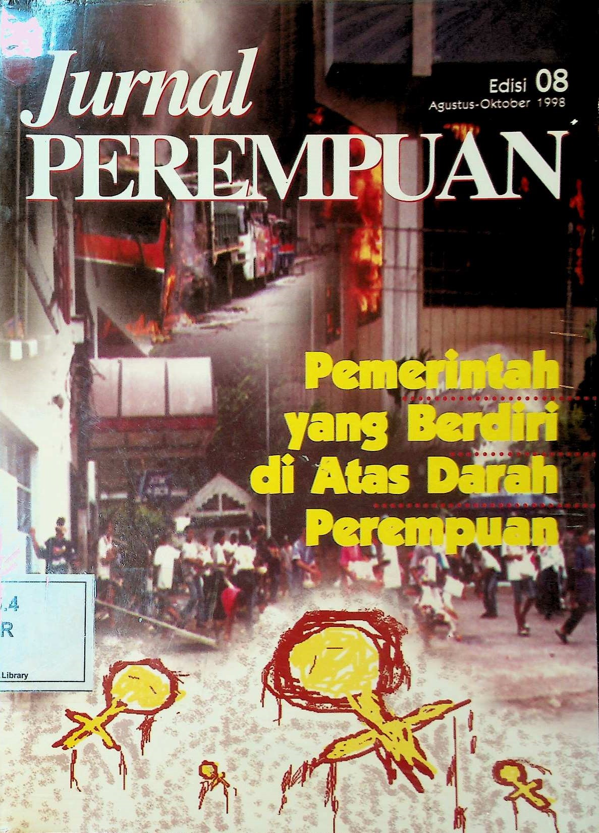 Cover Jurnal Perempuan 08: Pemerintah yang Berdiri di Atas Darah Perempuan