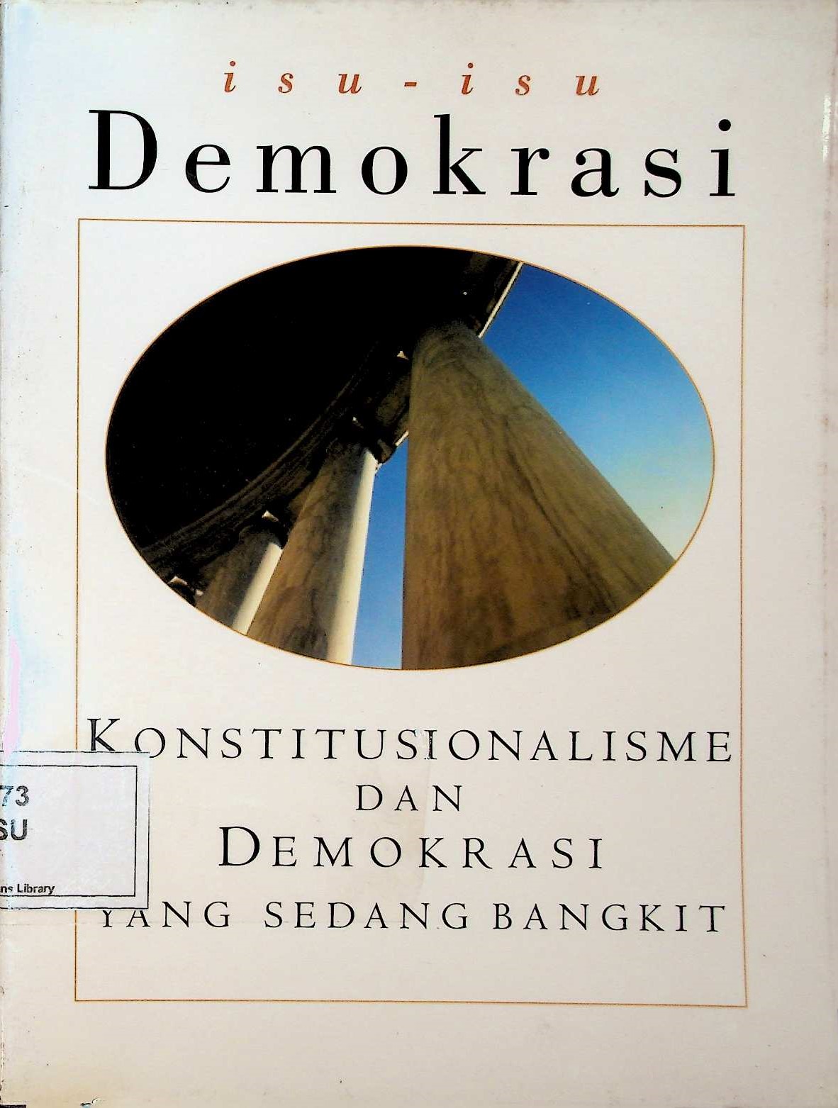 Cover Isu-isu Demokrasi: Konstitusionalisme dan Demokrasi yang Sedang Bangkit