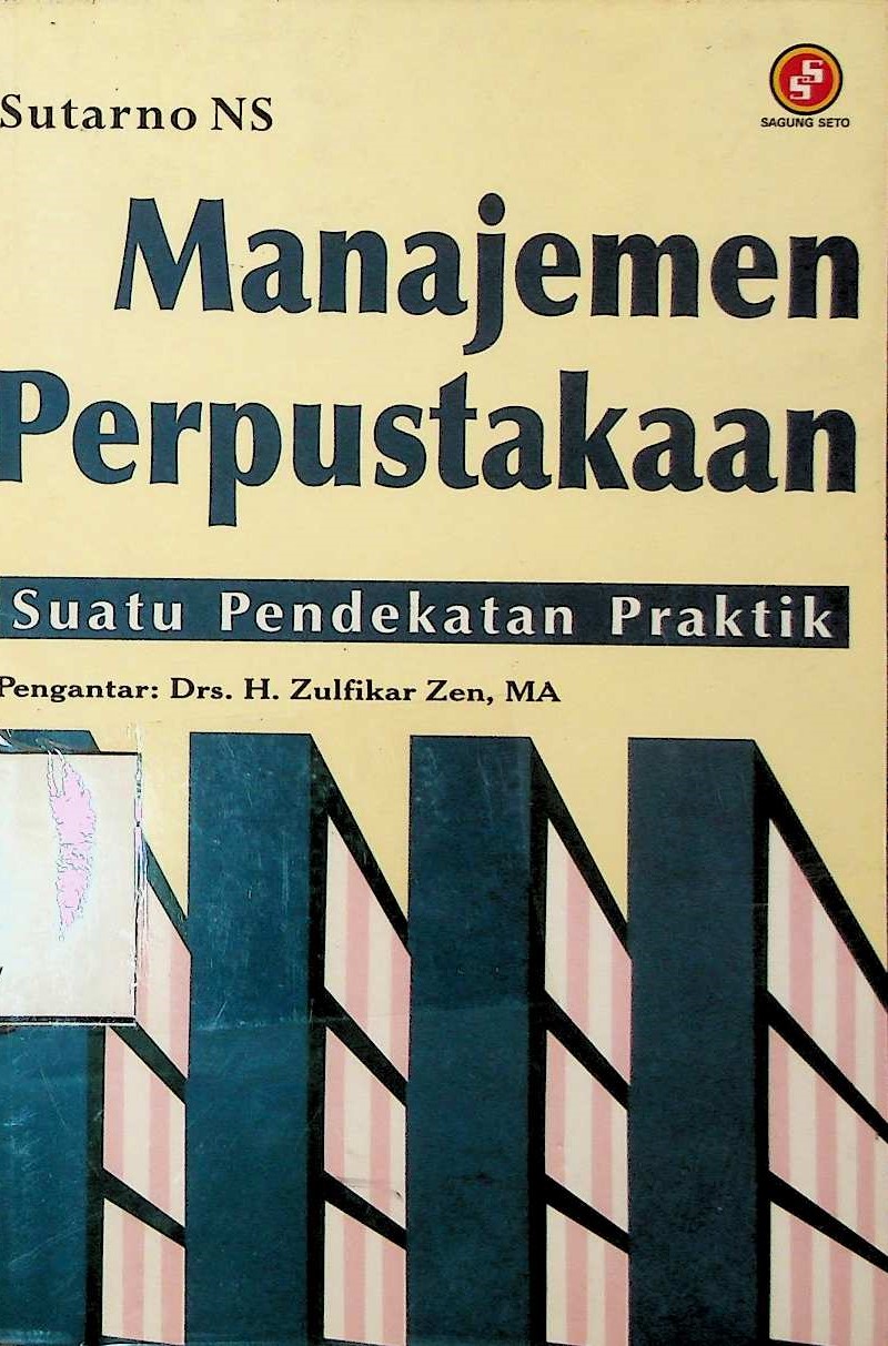 Cover Manajemen perpustakaan: suatu pendekatan praktik