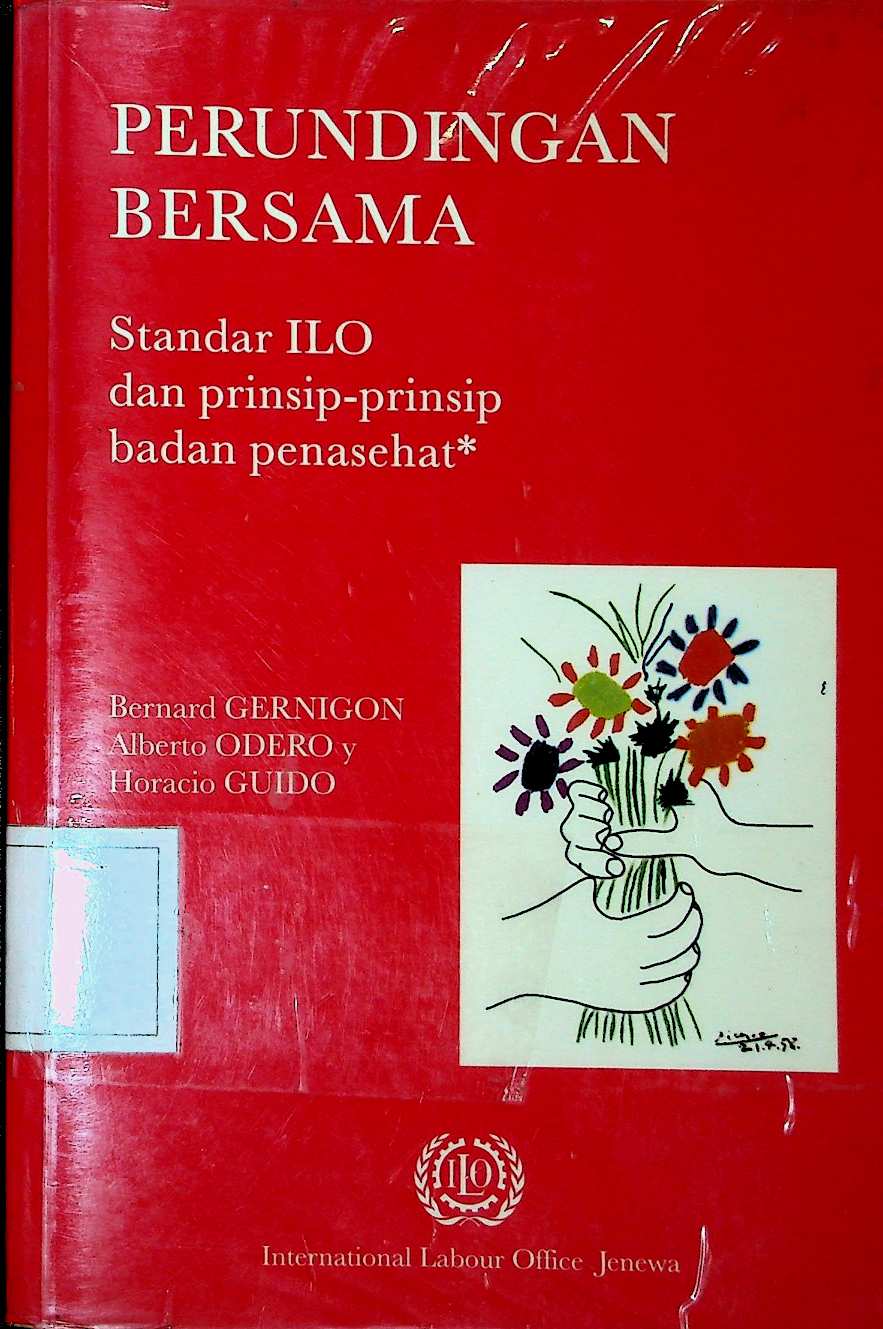 Cover Perundingan Bersama Standar ILO dan Prinsip-prinsip Badan Penasehat