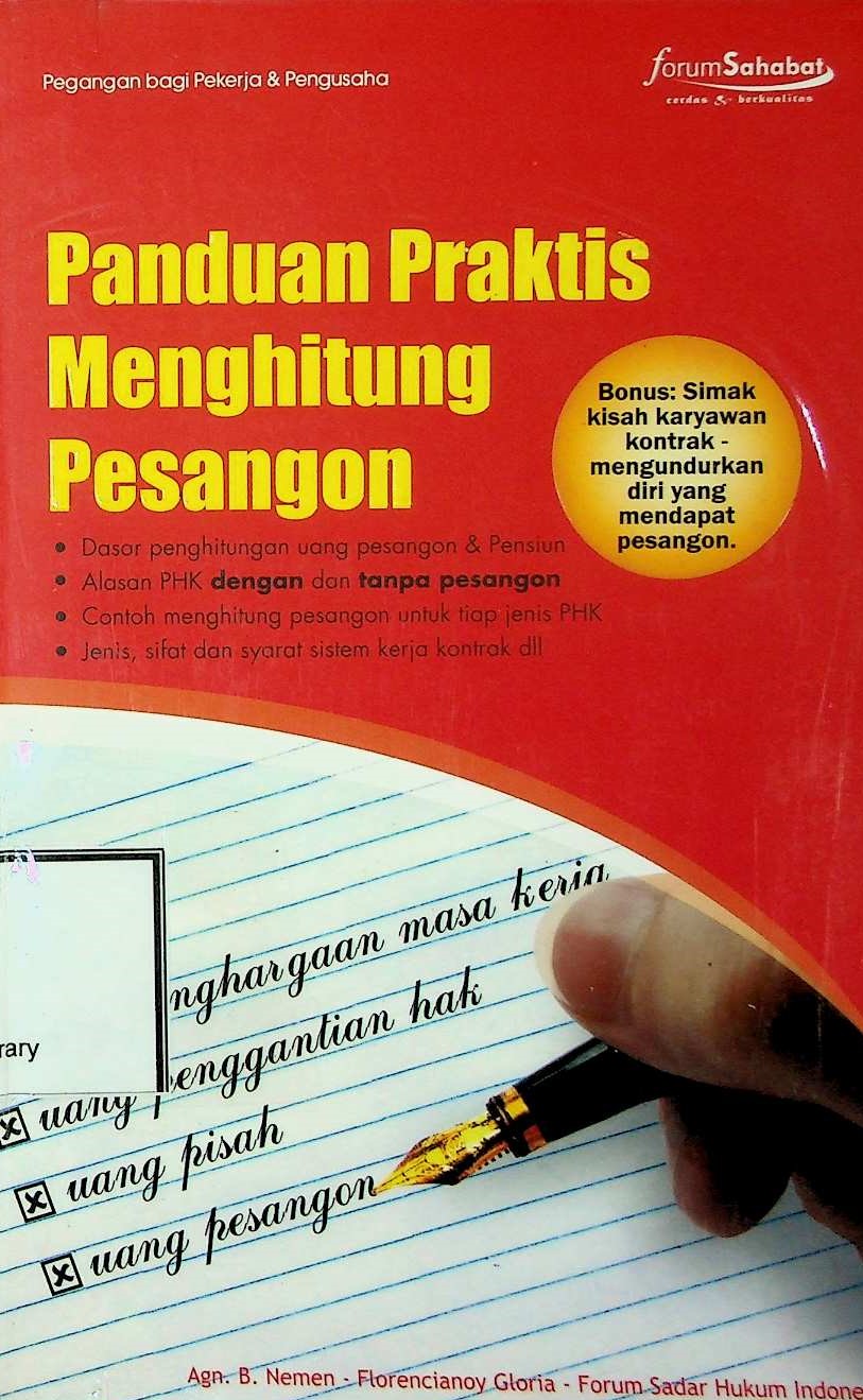 Cover Panduan Praktis Menghitung Pesangon