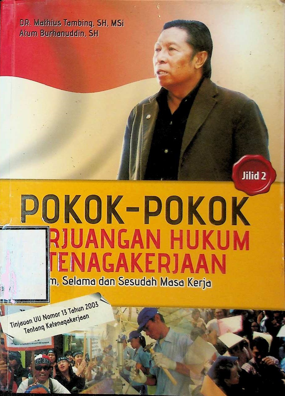 Cover Pokok-pokok Perjuangan Hukum Ketenagakerjaan