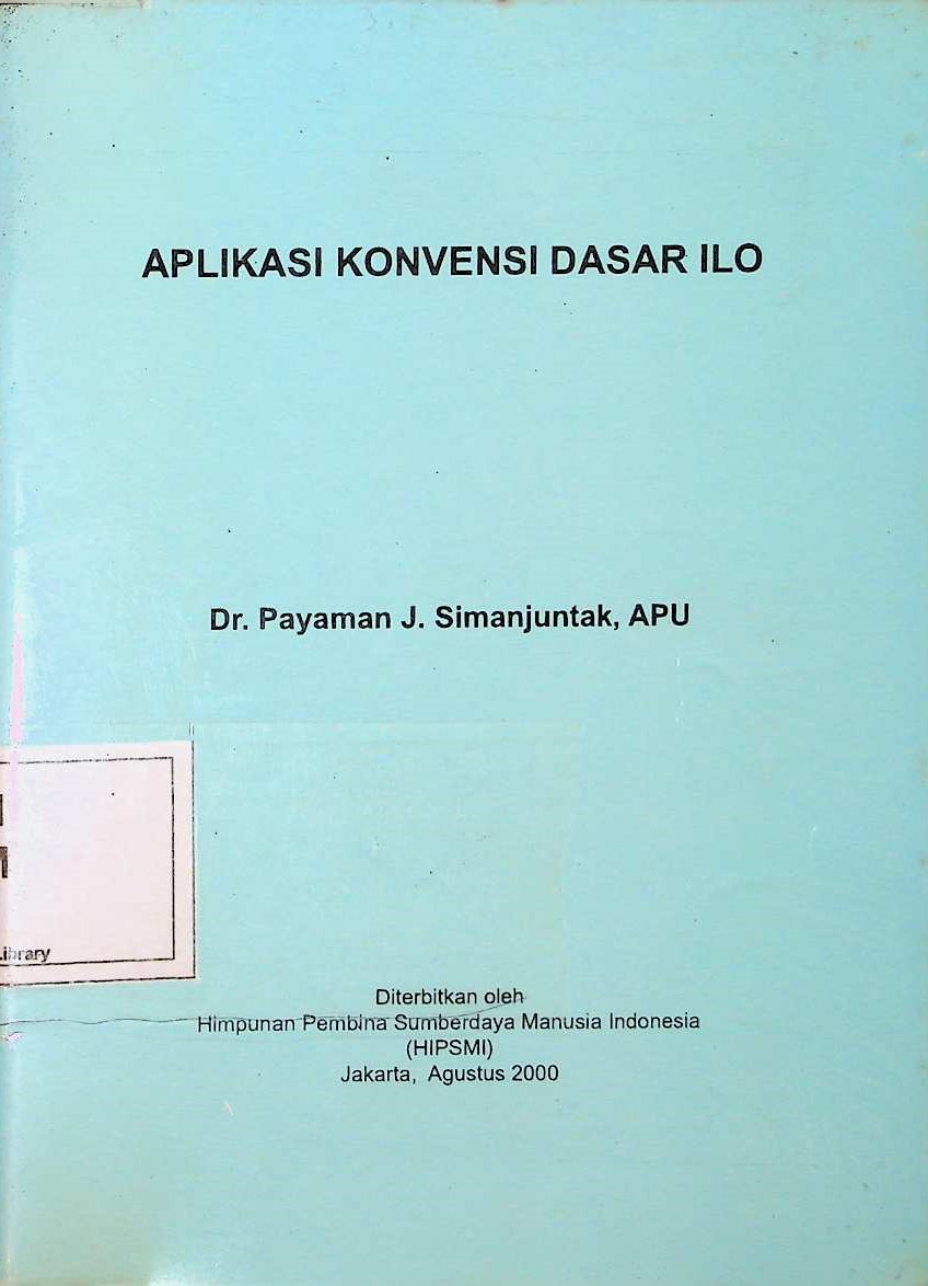 Cover Aplikasi Konvensi Dasar ILO