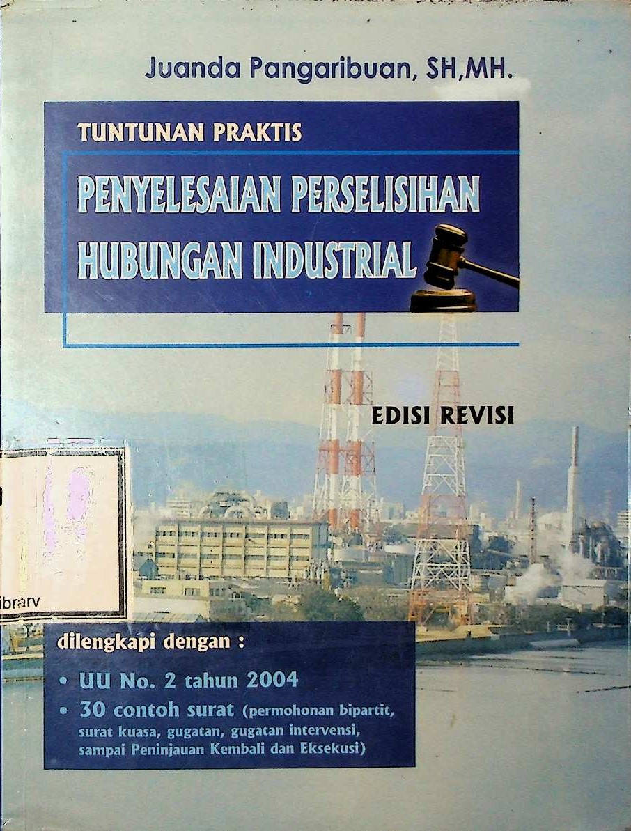 Cover Tuntunan Praktis Penyelesaian Perselisihan Hubungan Industrial Edisi Revisi