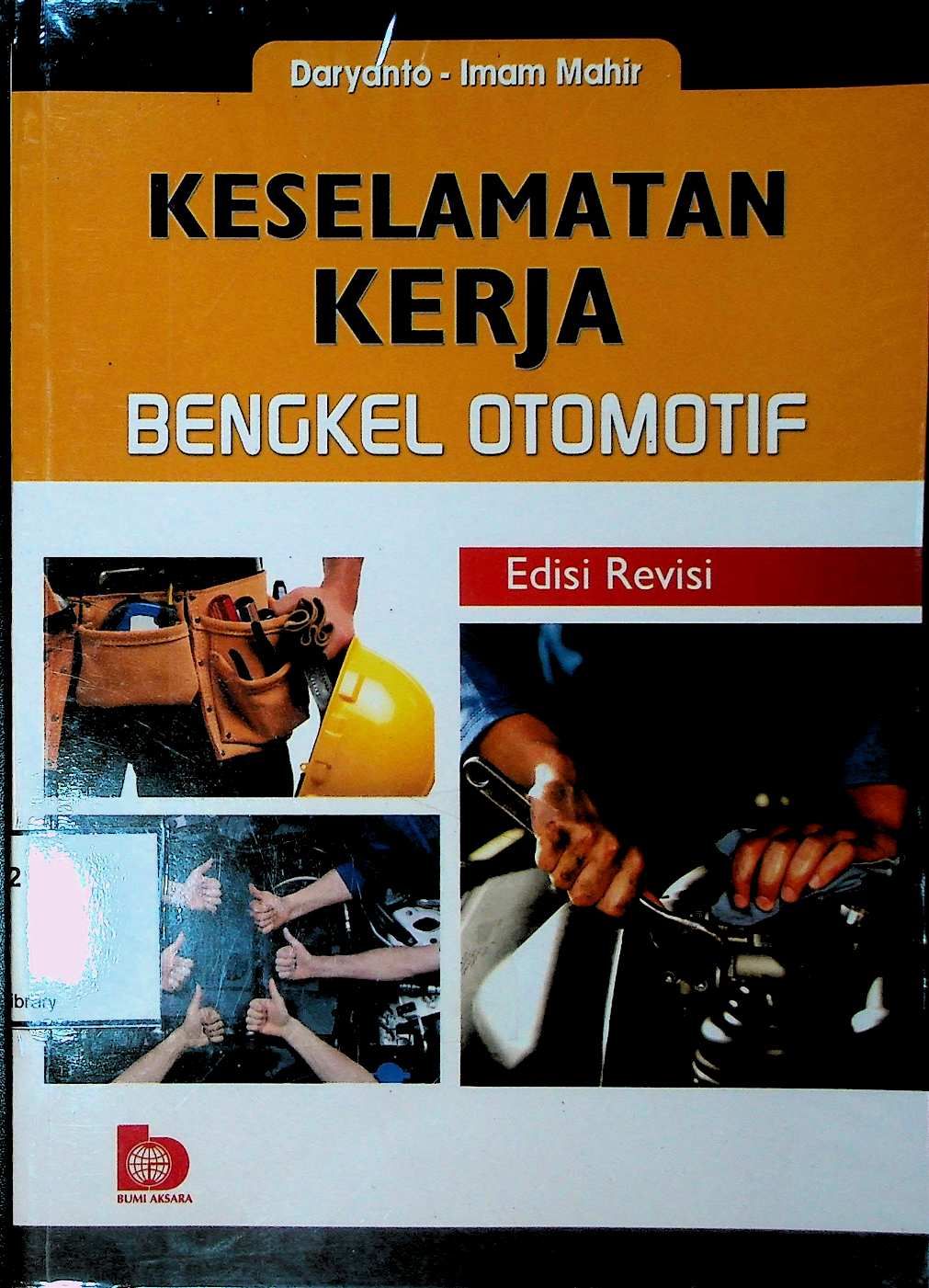 Cover Keselamatan Kerja Bengkel Otomotif Edisi Revisi