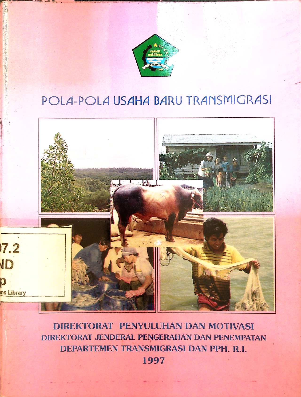 Cover Pola-pola Usaha baru Transmigrasi