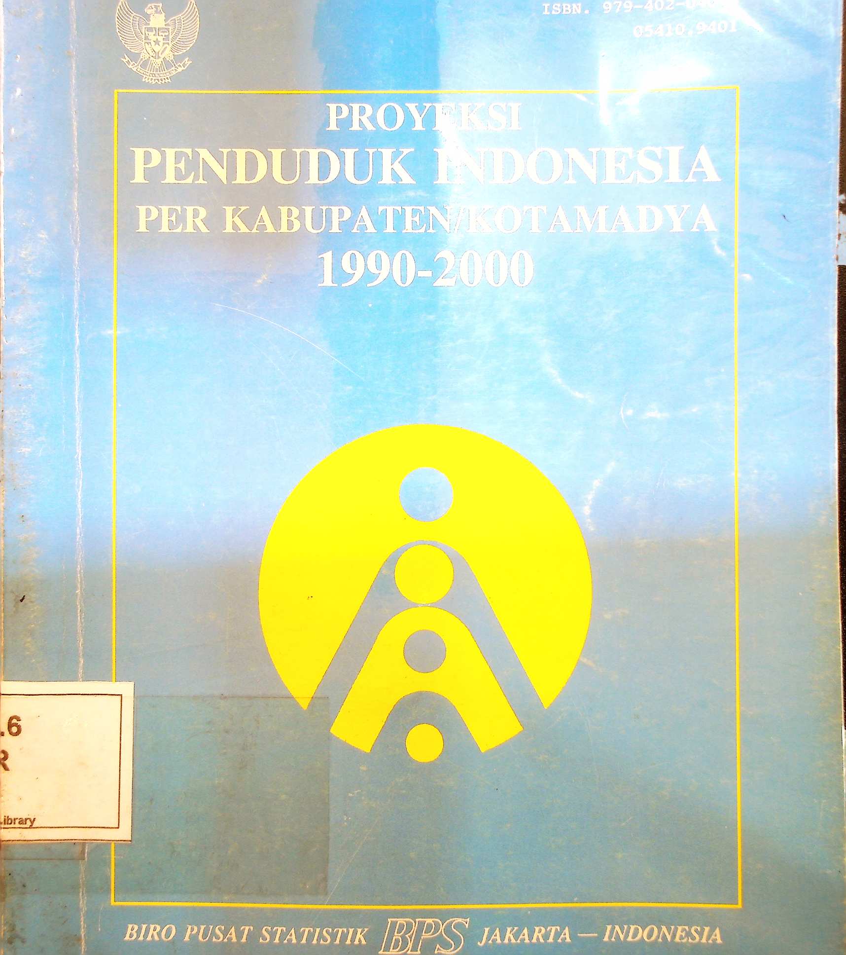 Cover Proyeksi Penduduk Indonesia Per Kabupaten/Kotamadya 1990-2000