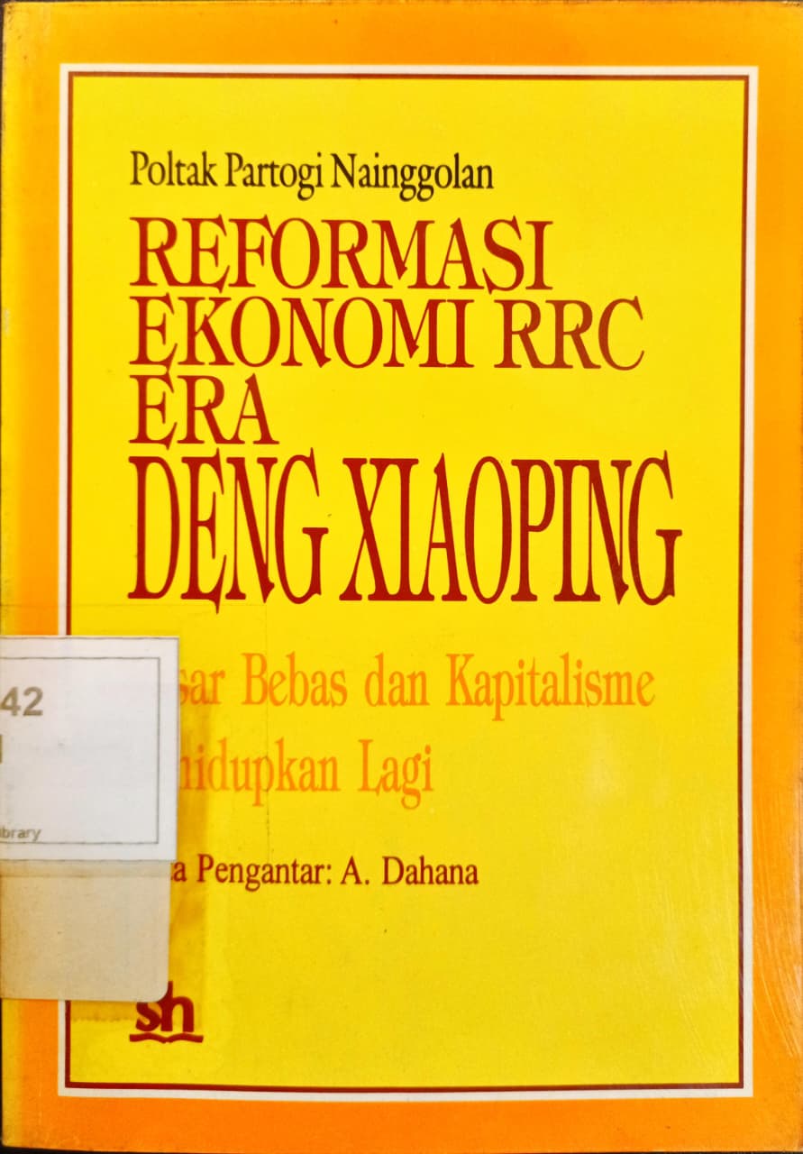 Cover Reformasi Ekonomi RRC Era Deng Xiaoping