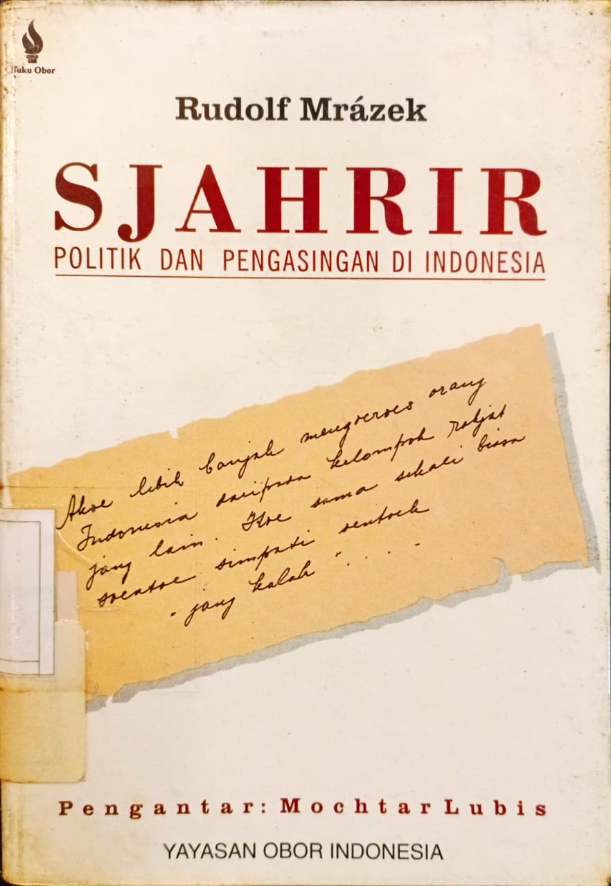 Cover Sjahrir: Politik dan Masa Pengasingan di Indonesia