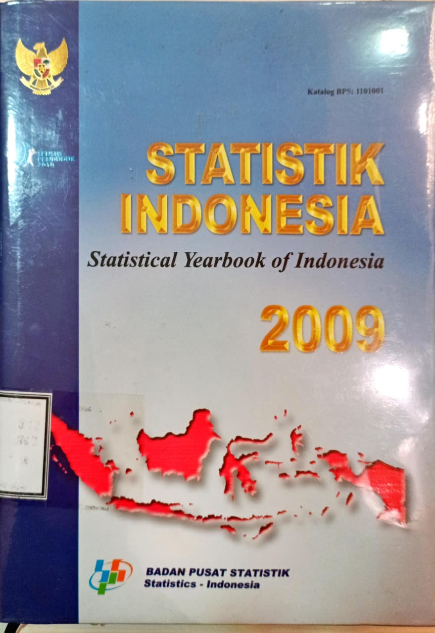 Cover Statistik Indoneisa 2009 = Statistical Yearbook of Indonesia 2009