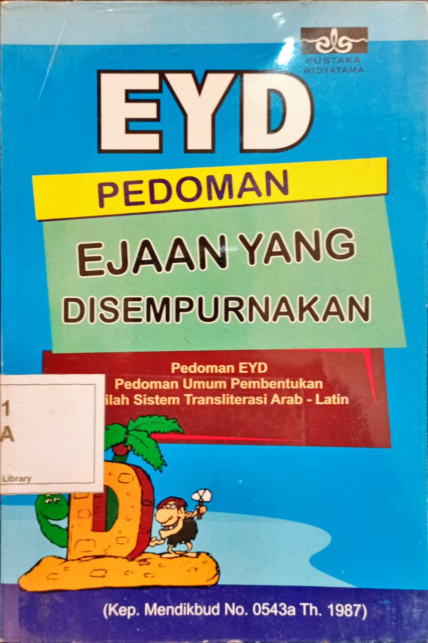 Cover EYD: Pedoman Ejaan Yang Disempurnakan