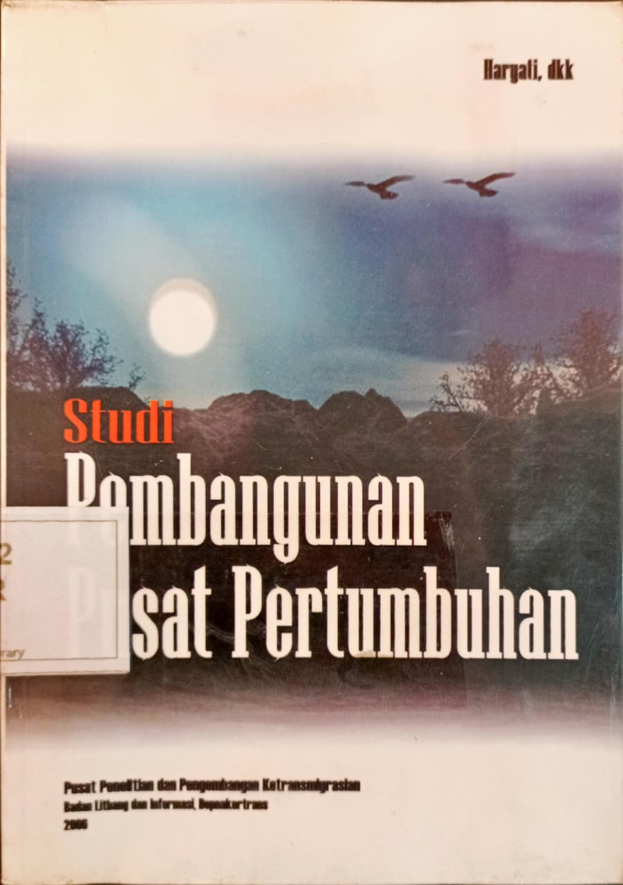 Cover Studi Pembangunan Pusat Pertumbuhan
