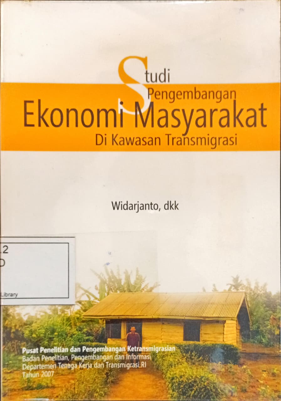 Cover Studi Pengembangan Ekonomi Masyarakat di Kawasan Transmigrasi